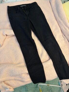 Express Black Denim Skinny Jeans